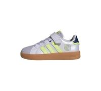 adidas Unisex niños Disney Grand Court 3.0 Children Shoes, Frozen Purple/Semi Frozen Lemon/GUM10, 33 EU