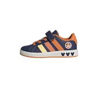 adidas Unisex niños Disney Mickey Mouse Grand Court Shoes Kids, Dark Blue/Ice Tangerine/Pure Orange, 28 1/2 EU