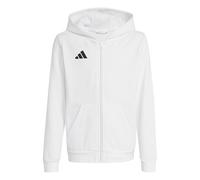 adidas Unisex niños Entrada26 Full Zip Hoodie Kids Sweatshirt, White/Black, 3-4 Years