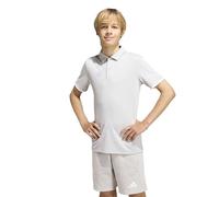 adidas Unisex niños Entrada26 Polo Kids Shirt, Team Light Grey/White, 13-14 Years