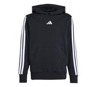 adidas Unisex niños Essentials 3 Stripes Hoodie Sweatshirt, Black/White, 9-10 Years