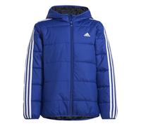 adidas Unisex niños ESSENTIALS 3 STRIPES PADDED JACKET, semi lucid blue/white, 15-16 Years