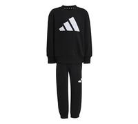 adidas Unisex niños Essentials Jogger Track Suit, black/white, 5-6 Years