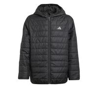 adidas Unisex niños ESSENTIALS LIGHT PADDED JACKET, black/REFLECTIVE SILVER, 9-10 Years