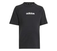 adidas Unisex niños Essentials Linear Logo Shirt, Black, 3-4 Years