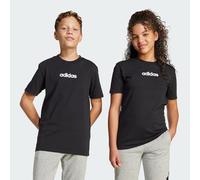 adidas Unisex niños Essentials Linear Logo T-Shirt Camiseta, Black/White, 7-8 años