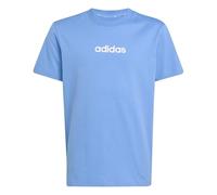 adidas Unisex niños Essentials Linear Logo T-Shirt Camiseta, Blue Fusion/White, 7 años