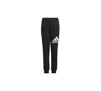 adidas Unisex niños Essentials Regular Fit Big Logo Cotton Pants, Black/White, 7-8 Years