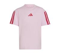adidas Unisex niños Essentials Small Logo Stripes Set Track_Suit, clear pink/power pink, 5-6 Years