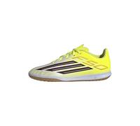 adidas Unisex niños F50 Club Indoor Football Shoes Kids, Team Solar Yellow 2/Core Black/Lucid Red, 35 1/2 EU