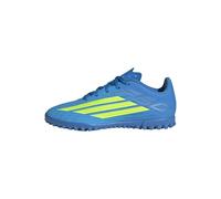 adidas Unisex niños F50 Club Turf Football Shoes Kids, Lucid Ray Blue/Team Solar Yellow 2/Lucid Aquamarine, 36 EU