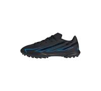 adidas Unisex niños F50 Hyperfast Club Turf Football Boots Kids Shoes, Core Black/Core Black/Lucid Ray Blue, 32 EU