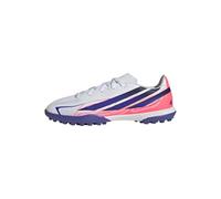 adidas Unisex niños F50 Hyperfast Club Turf Football Boots Kids Shoes, FTWR White/Solar Purple/Solar Turbo, 30 1/2 EU