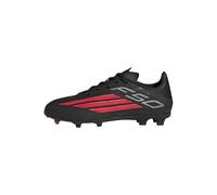 adidas Botas de fútbol F50 League Unisex para niños FG/MG Negro/Rojo talla 37 1/3