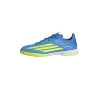 adidas Unisex niños F50 League Indoor Football Shoes Kids, Lucid Ray Blue/Team Solar Yellow 2/Lucid Aquamarine, 38 2/3 EU