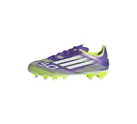 adidas Unisex niños F50 League Multi Ground Football Boots Kids, Purple Rush/FTWR White/Lucid Lemon, 36 2/3 EU