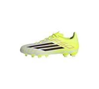 adidas Unisex niños F50 League Multi Ground Football Boots Kids, Team Solar Yellow 2/Core Black/Lucid Red, 36 2/3 EU