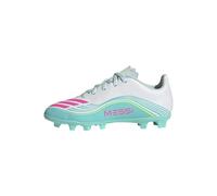 adidas Unisex niños F50 Messi Club Firm Ground/Multi Ground Football Boots Kids, FTWR White/Lucid Pink/Flash Aqua, 35 1/2 EU