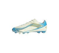 adidas Unisex niños F50 Messi Club Firm Ground/Multi Ground Football Boots Kids Shoes, Ivory/Semi Blue Burst/Icey Blue, 35 EU