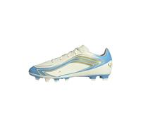 adidas Unisex niños F50 Messi Club Firm Ground/Multi Ground Football Boots Kids Shoes, Ivory/Semi Blue Burst/Icey Blue, 38 EU