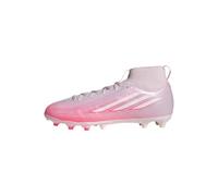 adidas Unisex niños F50 Sparkfusion League Mid Cut Firm Ground/Artificial Ground Football Boots Kids Shoes, Solar Turbo/FTWR White/Distilled Pink, 34 EU