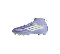 adidas F50 SPARKFUSION League W Mid Firm Artificial Ground Football Boots Kids, Botas de fútbol Unisex niños, Violet Tone/Lucid Lemon/Purple Rush, 28 1/2 EU