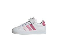 adidas Unisex niños Grand Court 3.0 Shoes Children, FTWR White/Pink Fusion/Bliss Pink, 33 EU