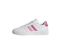 adidas Unisex niños Grand Court 3.0 Junior Shoes, FTWR White/Pink Fusion/Bliss Pink, 38 2/3 EU