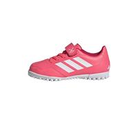 adidas Unisex niños Hockey Youngstar Rise CF C Shoes, Solar Turbo/FTWR White/Pure Ruby, 28 EU