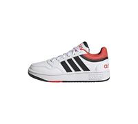 adidas Unisex niños Hoops Shoes, Cloud white/core black/bright red, 38 EU
