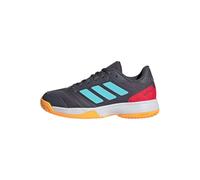 adidas Unisex niños Ligra 8 Kids Indoor Shoes, Aurora Onix/Flash Aqua/Semi Lucid Red, 38 2/3 EU