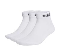 adidas Unisex niños Linear Ankle Cushioned Socks 3 Pairs