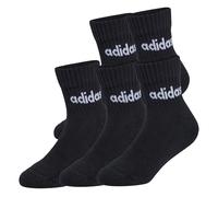 adidas Unisex niños Linear Kids Ankle Socks 5Pp, black/black/black/black, 34-36