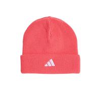 adidas Unisex niños Little Kids 3 Stripes Beanie Hat, Pure Turbo, XS-S