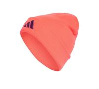 adidas Unisex niños Little Kids Neon Beanie Hat, Solar Turbo/Glory Purple, XS-S