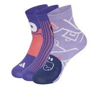 adidas Unisex niños Little Kids Tiro_Nster 3Pp Socks Socks, Pure Purple/magic lilac/Pure Purple, 5-6 Years