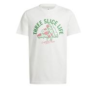 adidas Unisex niños Lounge Pizza Graphic T-Shirt, Off White, 15-16 Years