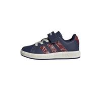 adidas Unisex niños Marvel Spider-Man Grand Court Shoes Kids, Dark Blue/Active Maroon/Off White, 34 EU
