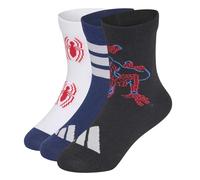 adidas Unisex niños Marvel Spider-Man Kids Socks Socks, black/dark blue/white, 6-7 Years
