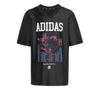 adidas Unisex niños Marvel Spider-Man Shirt, Black/White, 4-5 Years