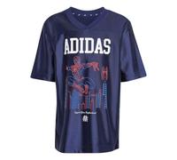 adidas Unisex niños Marvel Spider-Man Shirt, Dark Blue/White, 9-10 Years