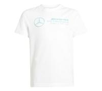 adidas Unisex niños Mercedes - AMG Petronas Formula One Team DNA Graphic tee Youth, White, 9-10 Years