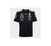 adidas Unisex niños Mercedes - AMG Petronas Formula One Team Driver Jersey Black Youth, Black/White, 11-12 Years