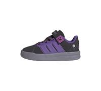 adidas Unisex niños Minecraft Lightorama Court Children Shoes, Aurora Black/Purple Rush/Purple Burst, 28 EU