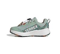 adidas Unisex niños Minecraft Terrex Agravic Trail Running Kids Shoes, Hazy Green/FTWR White/Core Black, 35 EU