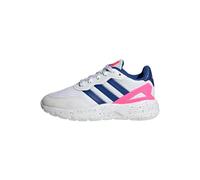 adidas Unisex niños Nebzed Lifestyle Lace Running Shoes, Cloud White / Royal Blue / Lucid Pink, 39 1/3 EU