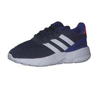 adidas Unisex niños Nebzed Lifestyle Lace Running Shoes, dark blue/Cloud white/lucid blue, 38 EU