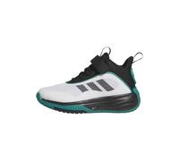 adidas Unisex niños Ownthegame 3.0 Shoes, FTWR White/Core Black/Pure Teal, 34 EU
