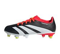 adidas Unisex niños Predator 24 League Soft Ground Boots, Core Black / Cloud White / Solar Red, 28 1/2 EU