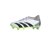 adidas Unisex niños Predator Accuracy.3 Soft Ground Boots, Cloud White / Core Black / Lucid Lemon, 28 EU